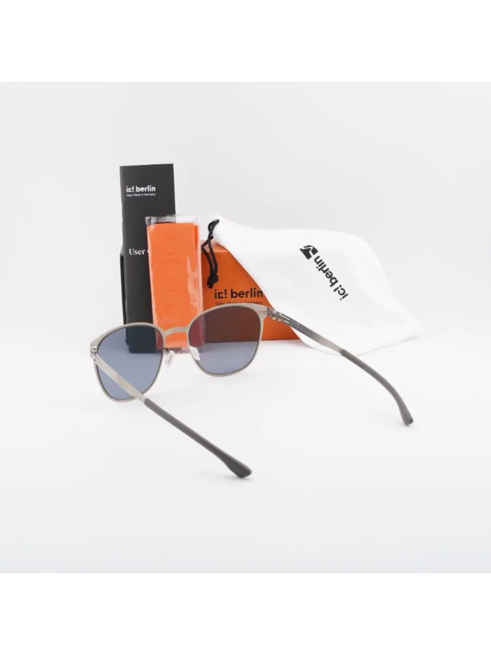 Ic! Berlin ANDREA R. M1444 030 Round Sunglasses Bronze / Silver Mirror